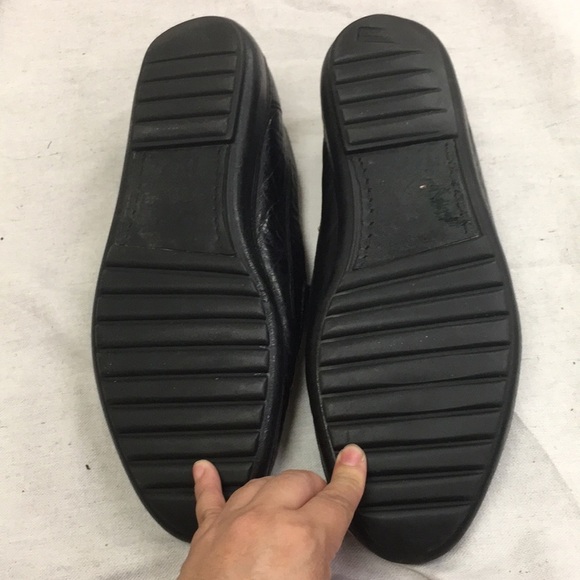 12 Black Men’s Loafers BraGano Cole Haan GuC - Picture 6 of 7